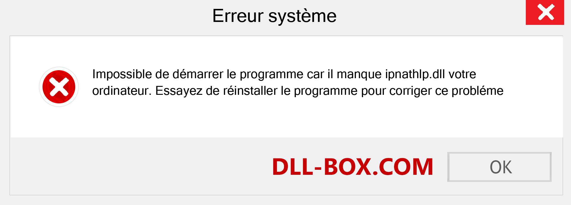 Le fichier ipnathlp.dll est manquant ?. Télécharger pour Windows 7, 8, 10 - Correction de l'erreur manquante ipnathlp dll sur Windows, photos, images